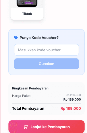 Langkah 6 - Kode Voucher